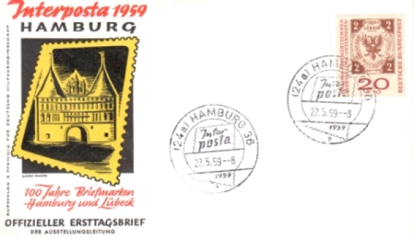 D FDC 0310 / 0311 ● - 1959